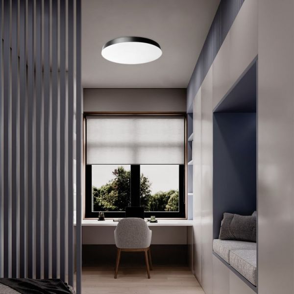 Світильник накладний Ardero led al6087ard Trend 36Вт 3000-4000-6500К 3600Лм чорний