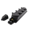 Колодка каучуковая Glauber Rubber Pro 4 гнезда 16A черная (GLB-RP-B4)