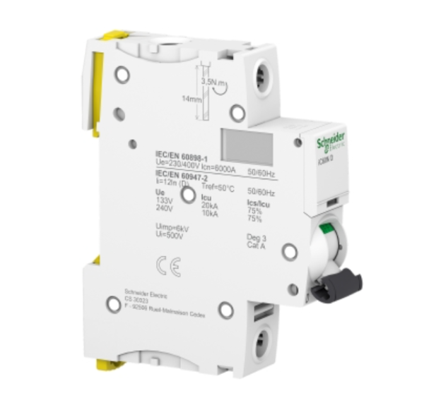 Автоматичний вимикач IC60N 1P 40A D 6 kA Schneider Electric A9F75140