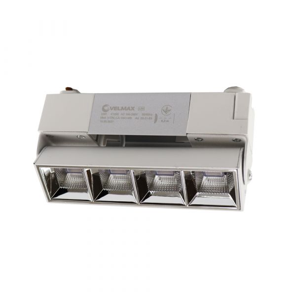 Светодиодный трековый светильник Velmax V-FRL-LA 10W 4100K белый