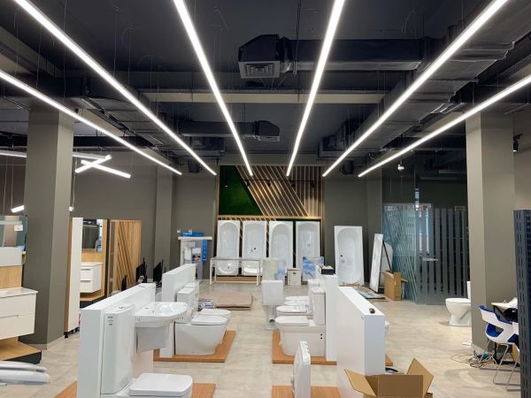 Світильник лінійний led накладний Vargo Linear T15 36W 3600lm 4000К 1200mm IP20 білий