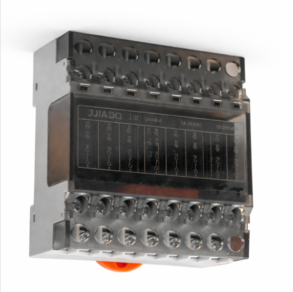 Проміжне реле на DIN-рейку Glauber Relay G5NB-8 каналів 24V DC 5A (GLB-RLY-G5NB-8-24DC)