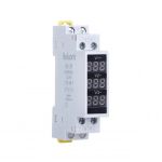 Вольтметр Lemanso на DIN-рейку трифазний 3L+3N AC 80V-500V LM6360