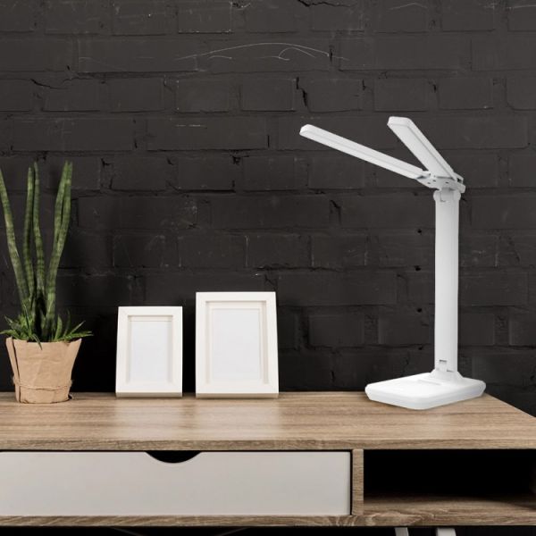 Лампа настольная Ardero led аккумуляторная de1738ard 7Вт 400 Лм 2700-4000-6500К белый