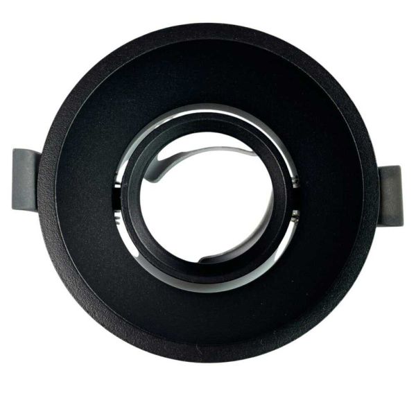 Светильник точечный встроенный Violux Torino-R 35W GU10 220V IP20 круг черный