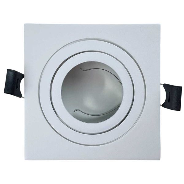 Светильник точечный встроенный Violux Rio-S GU5.3 35W 220V IP20 квадрат белый