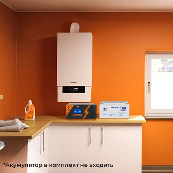ИБП LP LogicPower LPM-PSW-1500VA (1050Вт) Black с правильной синусоидой 12V