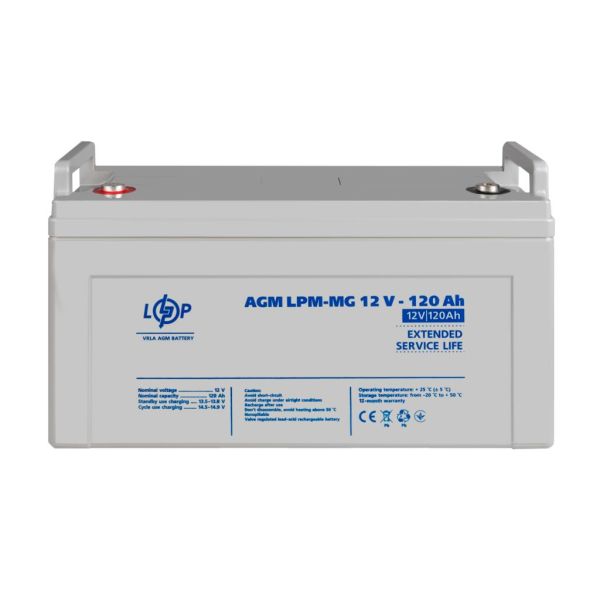 Аккумулятор мультигелевый AGM LP LogicPower LPM-MG 12V - 120Ah