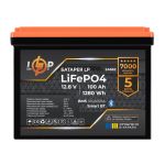 Аккумулятор LiFePO4 LP LogicPower 12,8V-100Ah 1280Wh BMS 100A-50А пластик Smart BT