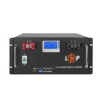 Акумулятор LiFePO4 LP LogicPower 48V-51,2V - 100Ah 5120Wh Smart BMS 100A з LCD RM
