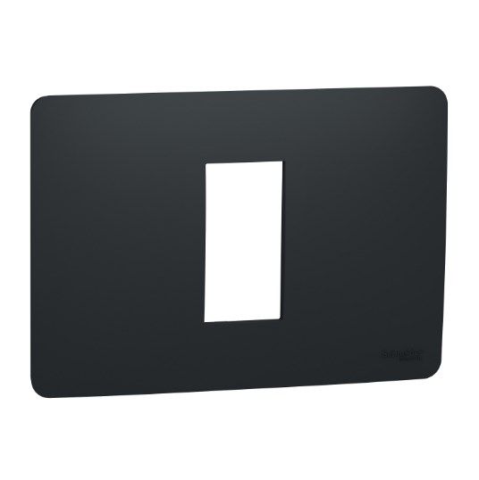 Рамка 1 модульная Unica Studio антацит
