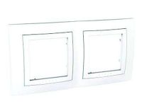 MGU6.004.18 Рамка 2-м біла Unica Plus Schneider Electric