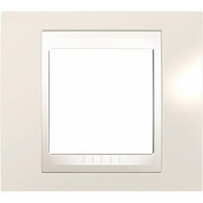 MGU6.002.524 Рамка 1м шампань - слоновая кость Unica Plus Schneider Electric