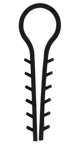 Дюбель ялинка кругла Ø 16 (50 шт.) чорний