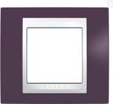 MGU6.002.872 Рамка 1-місна гранат - біла Unica Plus Schneider Electric
