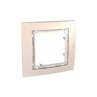 MGU4.002.25 Рамка 1-місна Unica Colors Basic Schneider Electric слонова кістка