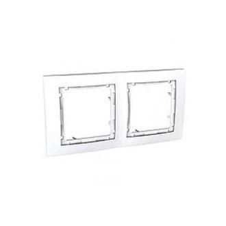 MGU4.004.18 Рамка 2-місна біла Unica Colors Basic Schneider Electric