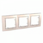 MGU4.006.25 Рамка 3-місна, слонова кістка, Unica Colors Basic Schneider Electric