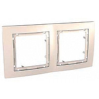 MGU4.004.25 Рамка 2-місна, слонова кістка, Unica Colors Basic Schneider Electric