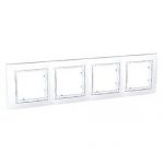 MGU4.008.18 Рамка 4-місна біла Unica Colors Basic Schneider Electric