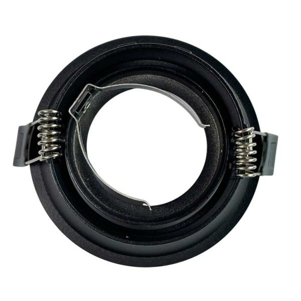 Светильник точечный встроенный Violux Torino-R 35W GU10 220V IP20 круг черный