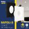 Світильник точковий вбудований Violux Napoli-S 35W GU10 220V IP44 квадрат білий