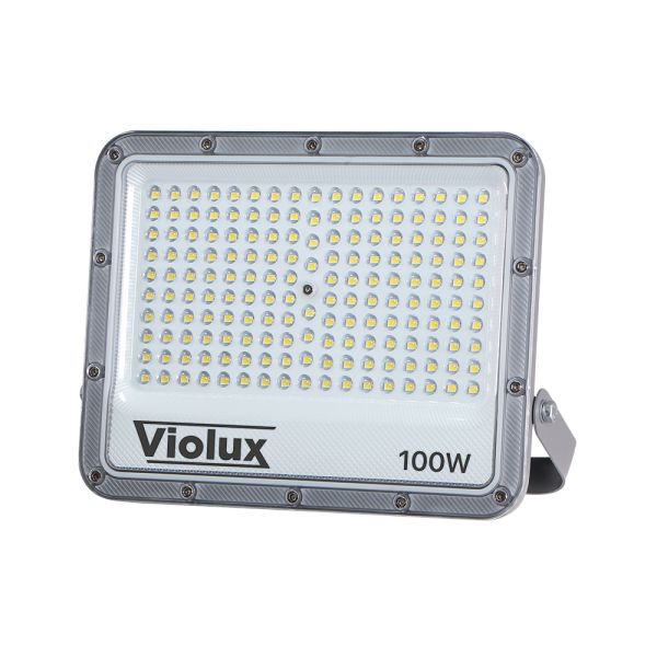 Прожектор led Violux Carbon 100W 5000K 12000lm 220V IP65 сірий