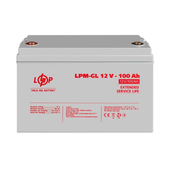Аккумулятор гелевый LP LogicPower LPM-GL 12V - 100Ah