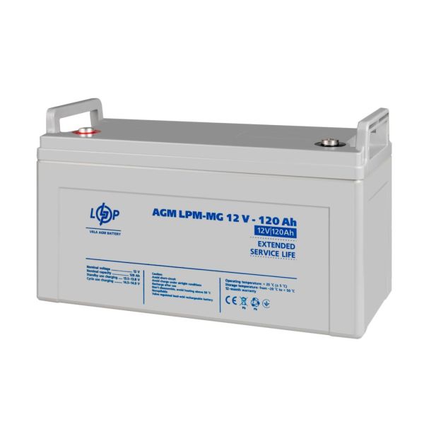 Аккумулятор мультигелевый AGM LP LogicPower LPM-MG 12V - 120Ah
