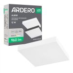 Світильник накладний Ardero led al808 12Вт 5000К 960Лм IP40 білий