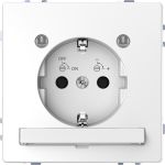 Розетка с заземлением и LED модулем Merten D-Life MTN2304-6035 Белый лотос