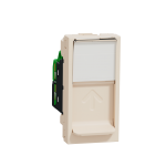 NU341644 Розетка компьютерна RJ45 кат.6 STP 1 модуль Schneider Electric Unica New бежевий
