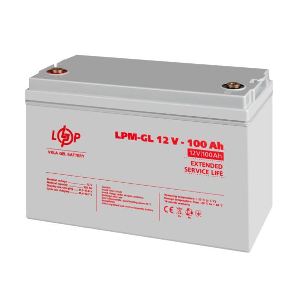 Аккумулятор гелевый LP LogicPower LPM-GL 12V - 100Ah