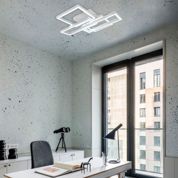 Світильник люстра Ardero led al6494-1ard Urban 75В 3000-6000К 4500Лм пульт білий
