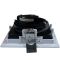 Светильник точечный встроенный Violux Amsterdam-S GU10 35W 220V IP20 квадрат бело черный