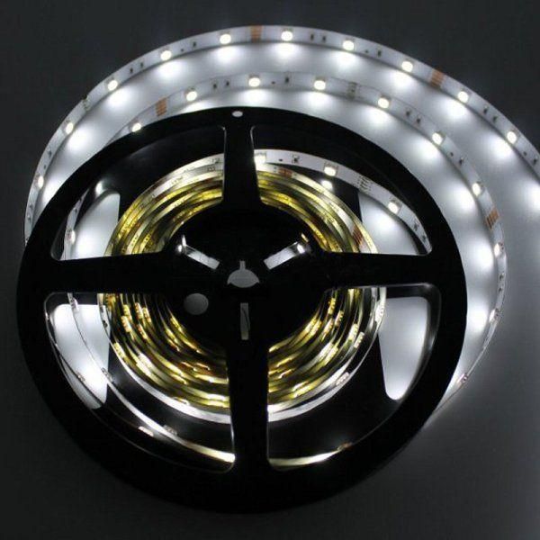 Светодиодная LED лента 5м SMD5630 60 IP33 белая сверхяркая Standart