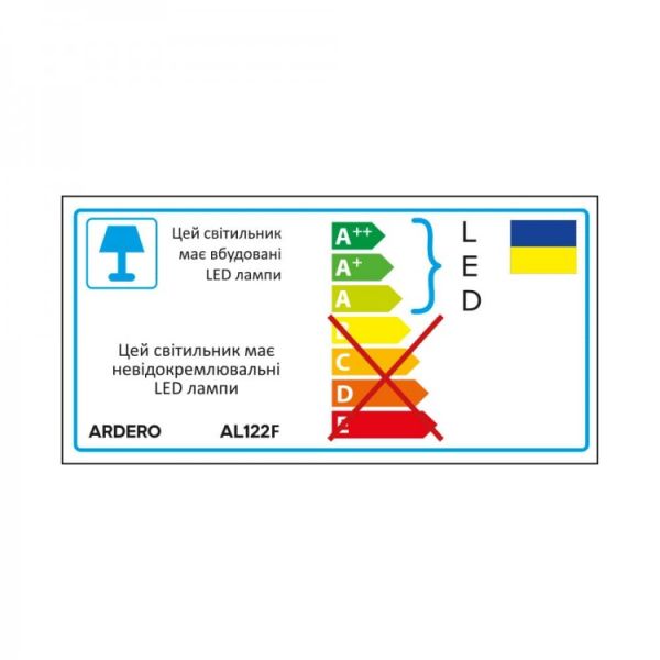 Светильник трековый Led поворотный Ardero AL122F 30Вт 4000K черный