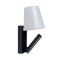 Светильник настенный Violux Umbrella USB+TYPE-C бра Led 3W 4200K IP20 черный белый