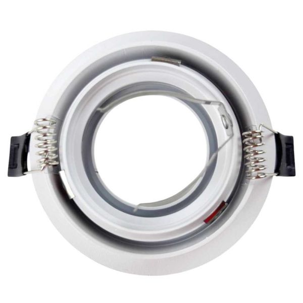 Світильник точковий вбудований Violux Monaco-R GU5.3 35W 220V IP20 коло білий