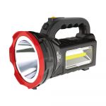 LED фонарь ручной аккумуляторный Lebron L-HL-78 2-4W + 3W COB 3000mAh черный