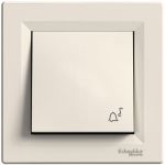 Кнопка Звонок кремовая Asfora Schneider Electric EPH0800123