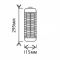 Светильник от комаров для уничтожения насекомых T5 6W G5 220-240V Lemanso LM3066 черный 115x115x295мм