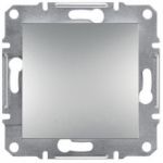 Выключатель 1-клавишный 2-полюсный Алюминий Asfora Plus Schneider Electric EPH0200161