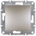 Выключатель 1-клавишный 2-полюсный Бронза Asfora Plus Schneider Electric EPH0200169