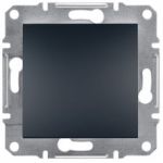 Выключатель 1-клавишный 2-полюсный Антрацит Asfora Plus Schneider Electric EPH0200171