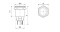 Кнопка металлическая Takel КНМ-22-FJ-E 24V 1NO1NC плоская зеленый