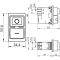 Пусковая электромагнитная кнопка ESSB-102YC 5pin, желтая рамка