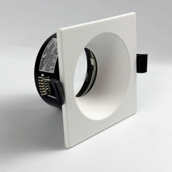Светильник точечный встроенный Violux Ibiza-S 35W GU10 220V IP44 квадрат белый