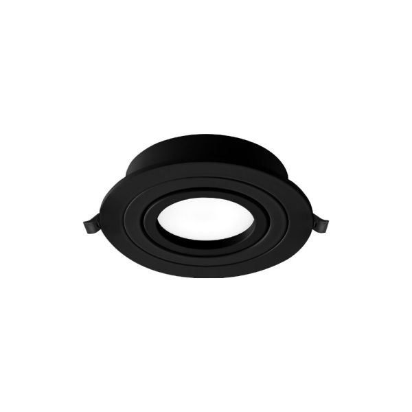 Светильник точечный встроенный Violux Rio-R GU5.3 35W 220V IP20 круг черный
