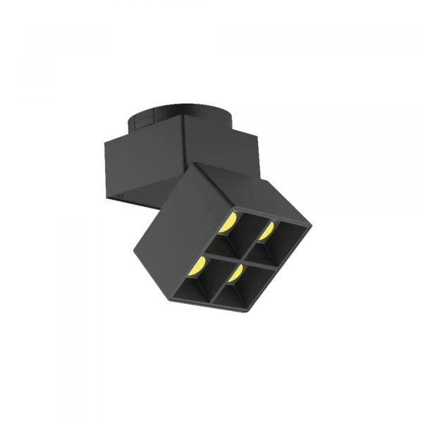 LED Світильник магнітний трековий VIDEX LE24B 7.5W 4000K 48V Black